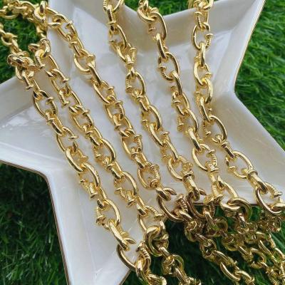 China Large DIY Nail Roll Heavy Chain Style Environment Friendly Design Brass Chain For Jewelry Making for sale