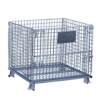 China Modern factory direct sales at low prices storage foldable full metal cages for shelf for sale