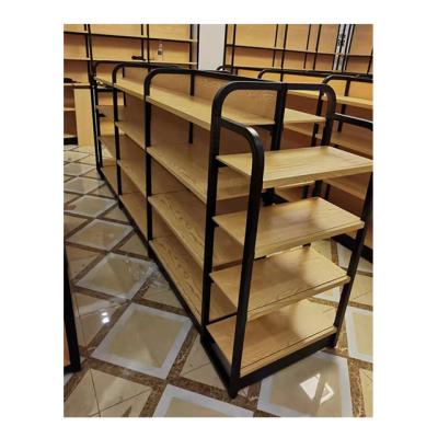 China Miniso Double Sided Wholesale Shelf Grocery Furniture Beauty Supply Store Fixtures for sale