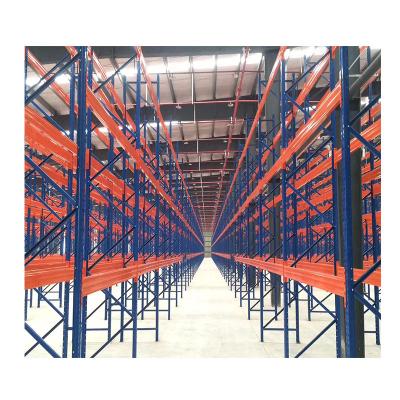 China Blue Boltless Rack Corrosion Protection Metal Industrial Warehouse Shelving Rack For Stacking Racks & Shelves for sale