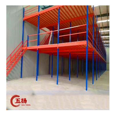 China Corrosion Protection Factory Directly Supply Racking System Storage Floor Warehouse Mezzanine Shelving Shelf For Store for sale