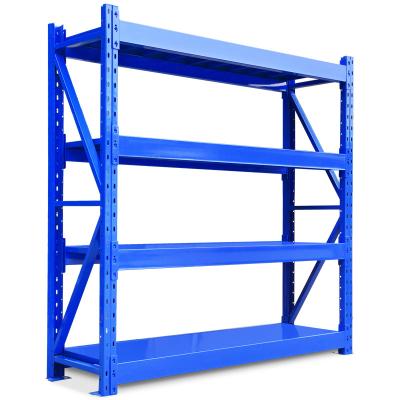 China Corrosion Protection Industrial Adjustable Racking 1-5 Tier Garage Shelving For Warehouse Storage for sale