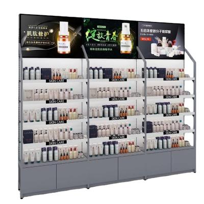 China China Supplier Combo Store Display Double Sided Cosmetic Counter for sale