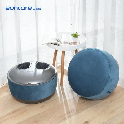 China Removable Cover Kids Sneak Wooden Moroccan Foot Stool Round Fabric Pouf Pouf Stool Foot Massage for sale