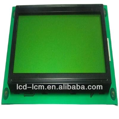 China 12864 128x64 STN LCD COB Green Yellow Graphics Module 80.0x36.0x14.5 for sale