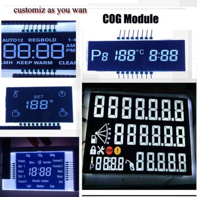 China Manufacture TOOTH 128*32 Positive Transflective LCD FSTN Customize LCD Module LCM Display 50x20 for sale