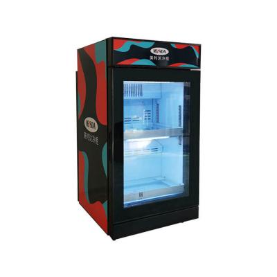 China Single-temperature SC68FB New 68L Mini Bar Glass Door Cold Drinks Display Fridge With ETL for sale