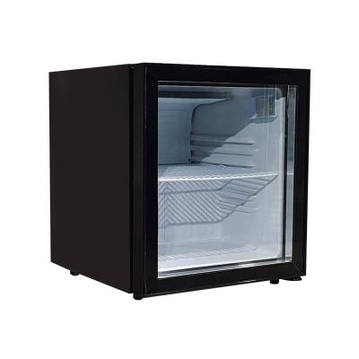 China New Single-Temperature 52L Mini Beverage Display Fridge With LED Glass Light for sale