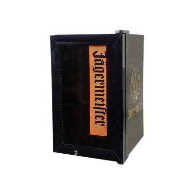 China New 21L Mini Glass Door Energy Drink Single-temperature Display Fridge With Custom Logo for sale