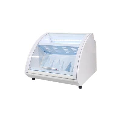 China Mini Single-Temperature 15L Counter Top Chocolate Display Cooler Commercial Fridge for sale