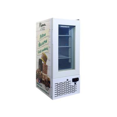 China MEISDA Single-temperature Countertop Glass Door 21L Mini Ice Cream Display Freezer for sale