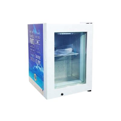 China 21L Hotel Mini Freezer OEM ODM Supermarket Commercial Ice Cream Freezer for sale