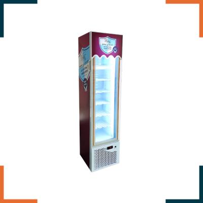 China Single-temperature Meisda 105L Upright Slim Ice Freezer With Custom Branding for sale