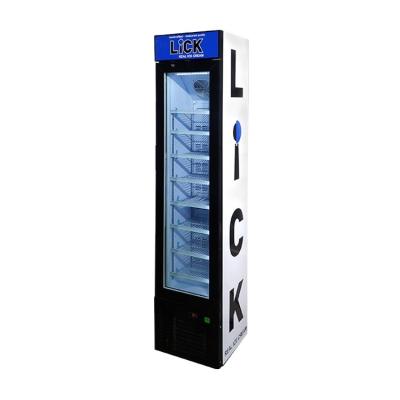 China Hot Sale Eco-friendly Meisda 105L Single-temperature Commercial Upright Freezer With Glass Door for sale