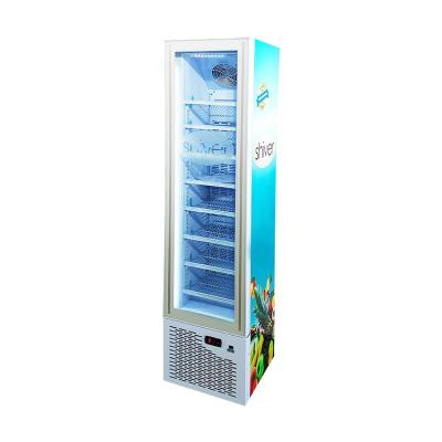 China Single-temperature Commercial Meisda SD105 105L Upright Glass Door Display Freezer with CE for sale