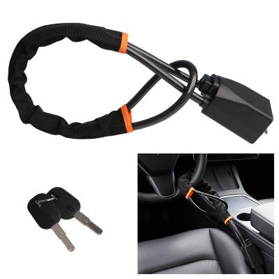 China Security Steering Wheel Lock Car Seat Belt Lock Car Anti Theft Device Anti Theft Strips Security Anti-Theft Car Lock Fit Most Vehicles for sale