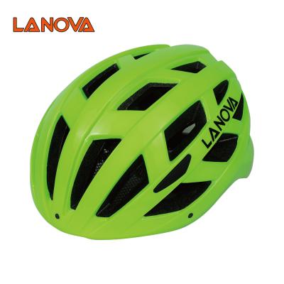 China In-mold Road Bike Bicycle Cycling Helmet With Led Light For Man Woman for sale