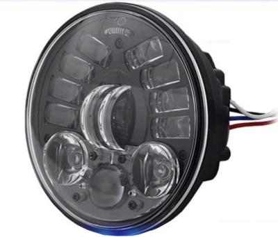 China Motorcycle Aluminum Housing Headlight 7 Inch Led With Halo/Singal Turning Light For Harley For Jeep Wrangler Harley For Harley Vehicles Trucks for sale