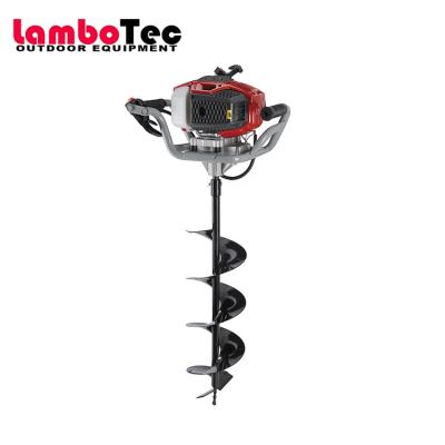 China professional gasoline 52cc ice lambotec ice drill rig 2 stroke LGEA430F manual earth auger for sale