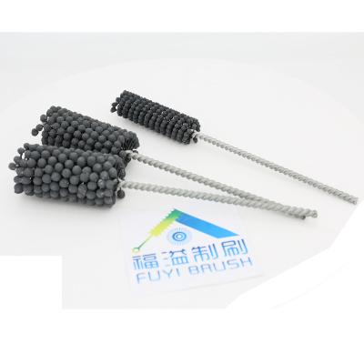 China Deburring Machinery Wireline-Hetstone Tool Silicone Carbide Ball Type Honing Brush for sale