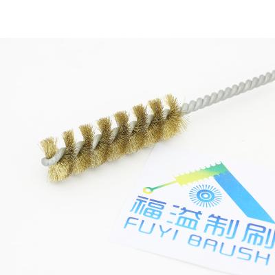 China TUBE POLISING Copper Wire Wire Brush Twisted Into Wire Brush Polishing Industrial Brush for sale