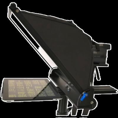 China Best studio popular 8-15 inch foldable and portable camera faster teleprompter for recording live steam in the studio for sale