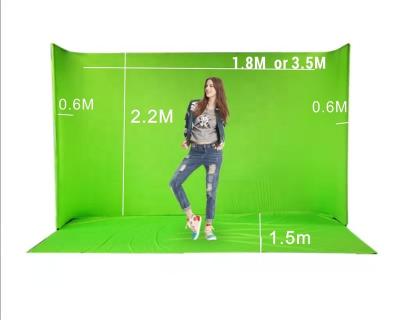 China STUDIO U Shape Studio Green Color Portable Background For HD Photography for sale