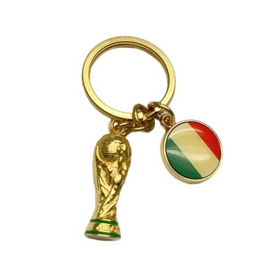 China Professional World Cup Theme Metal Key Chain Metal Personalization Key Chain For Custom Wholesale Badges for sale