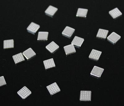 China Square pure Silver Electric Contact Tips for micro switch / relay for sale