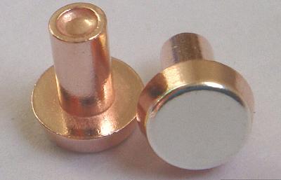 China Silver Copper Electrical Contacts Rivets for relay / command switch for sale