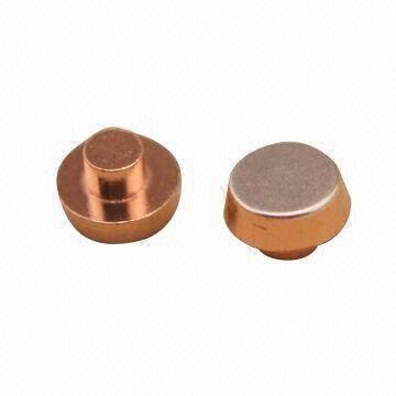 China Electrical relay Bi-metal Contact Rivets , High Precision electric contacts for sale