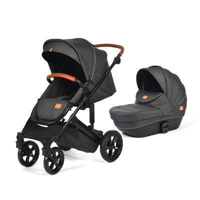 China 2 of 1 Baby Pram EN1888 European Fashion 2 in 1 Baby Pram with High Seat Landscape Baby Speed ​​Stroller Baby Pram and Strollers for sale