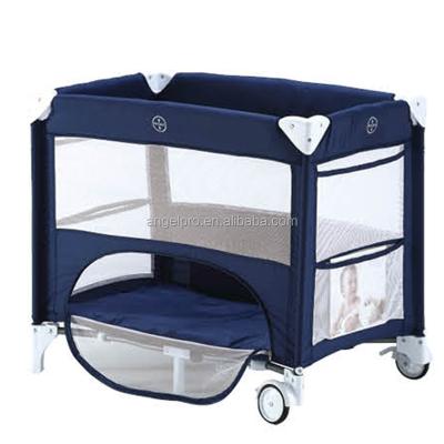 China new manufacture design baby play yard playpen travel crib 85*51*73cm for sale