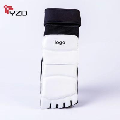 China PU Leather 2022 Durable Breathable PU Leather Martial Art Gear Foot Taekwondo Taekwondo Foot Protective Guard for sale