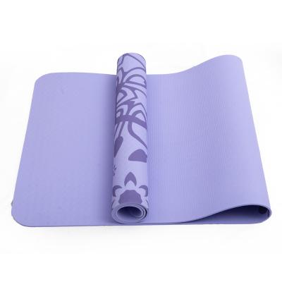 China Custom Printed Gymnastics Exercises Gym Tape Eco - Friendly Yoga Mat for sale