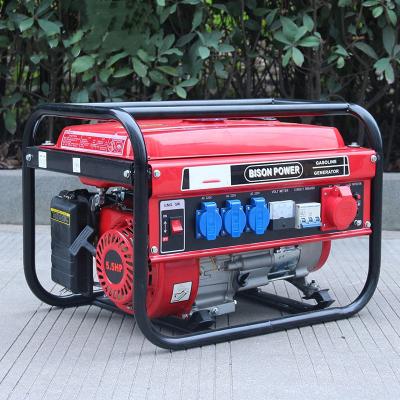 China Bison Machinery 3 Phase 220v 330v 400v Swiss Professional Generator Set Kraft Paper SK 8500w 0.6L for sale