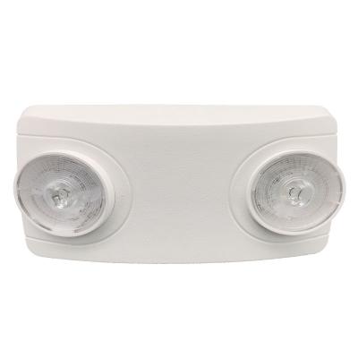 China Commercial Automatic Twin Emergency Light Spot Emergency Light 120/277V LED Twin Light for sale