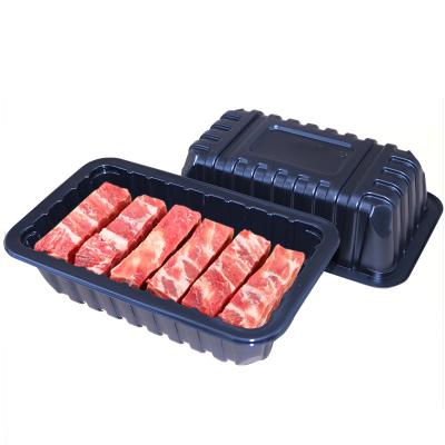 China Disposable PP Meat Tray Can Microwave Modified Atmosphere With Sealing For Fresh Packing for sale