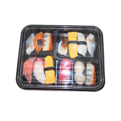 China 100% Food Grade Materials Double Or More Compartment Plastic Food Containers With Lid Takeout Microwave Bento Packing Lunch Box for sale