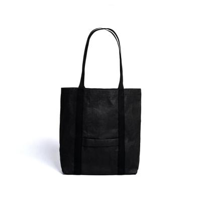 China Green Bag Supplier Kraft Paper Tote Bag Handled Washable Handbags Purses Purses Tote Bag Green Bag Supplier for sale