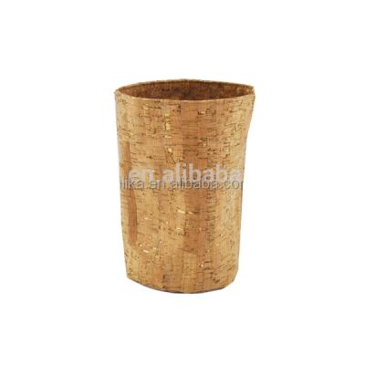 China Sustainable Cork Nature Nature Cork Storage Bag Bulk Wooden Storage Bags for sale