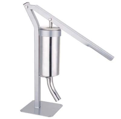 China Hotels 2 Kg Vertical Sausage Filler With Metal Rack And A Stuffer Tube for sale