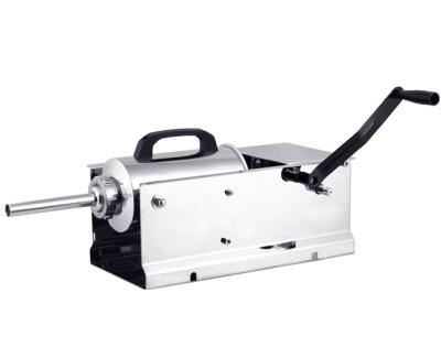 China Hotels 3 Kg Horizontal Sausage Filler With Two Speed ​​Gear And SS Stand for sale