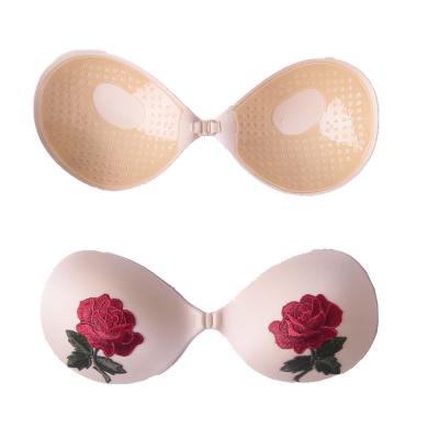 China Plus Size Strapless Bra Plus Size Bra Women's Backless Underwear Push Up Silicone Bra Wedding Adhesive Lingerie for sale