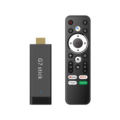 China 4K Video Newest G7 TV stick dongle ATV Amlogic S905Y4 Quad Core 2.4G 5G Android 11 2G 16G android tv G7stick vs amazon fire tv stick 4k for sale