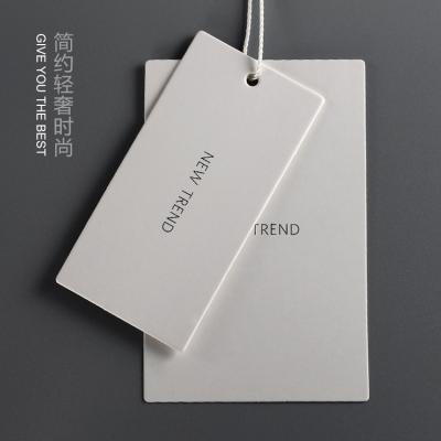 China Custom transparent pvc china tag paper price tag for garment for sale