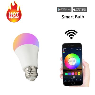 China Wireless Desktop LED Light Bulb Speaker RGB Led Light Bulb Smart Lighting Wifi Light Bulb Music for sale