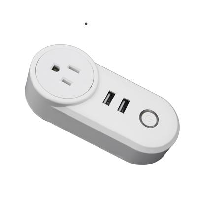 China Phone App Control EU UK USA AU Home Wifi Power Socket 2.1a Intelligent Smart Smart Wifi Socket for sale