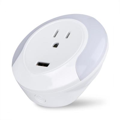 China Life Smart Tuya WIFI Socket USB Port US WIFI Smart Plug Residential/Multi-Purpose Electricity Smart Socket for sale