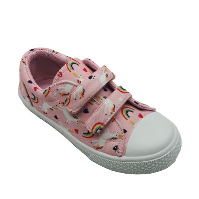 China Spring Autumn Children Canvas Shoes For Kids School Walking Shoes Injection Flat Canvas Shoes For Girls for sale